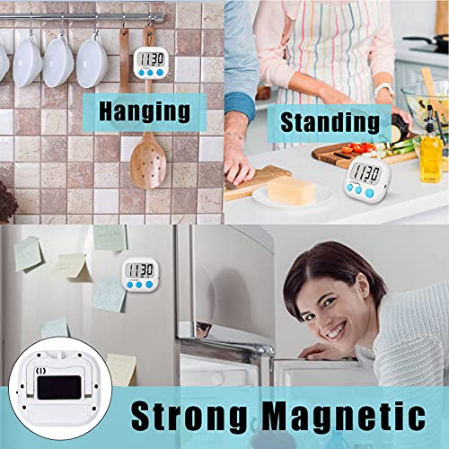 Digital Kitchen Timers for Cooking (12 Count)