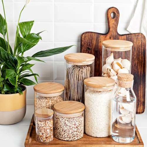 15oz Glass Food Storage Jars (6 Count)
