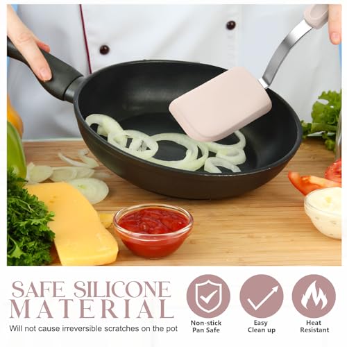 2 Pcs Mini Silicone Cookie Brownie Spatula (2 Count)