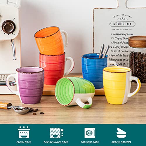 Bonita 12 Oz Coffee Mugs Set of 6 (6 Count)