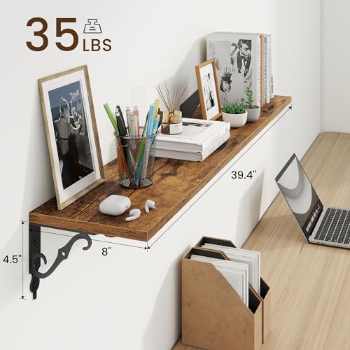 Floating Shelves for Wall Decor (2 Count)