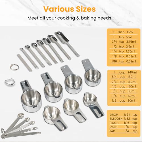 20PCS Measuring Cups and Spoons Set
