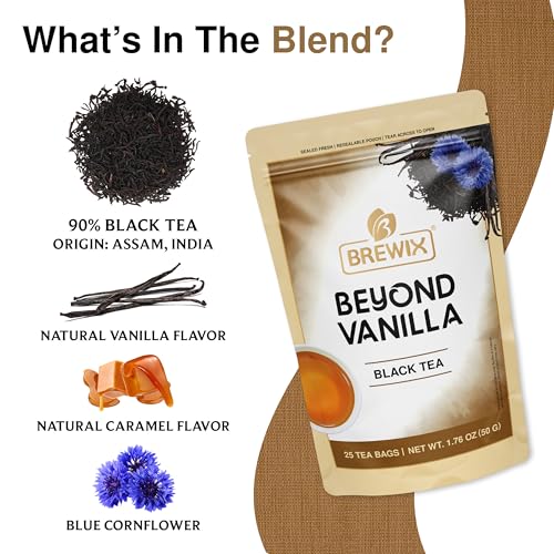 Vanilla Caramel Black Tea Bags (25 Count)