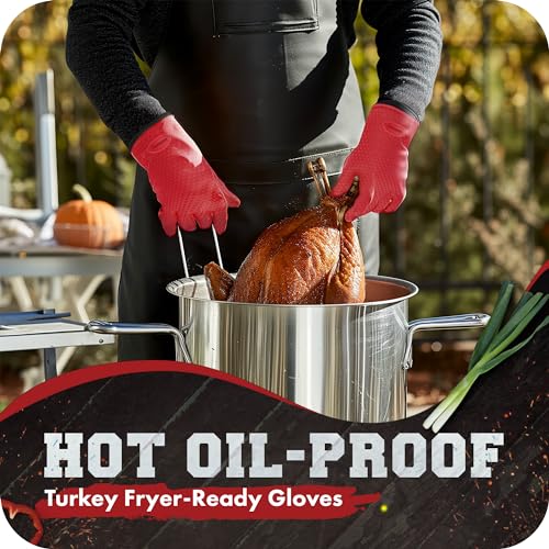 Silicone Smoker BBQ Gloves