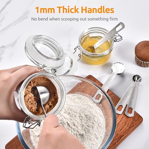 18 8 Stainless Steel Measuring Spoons Set of 5 (5 Count)