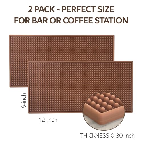 2 Pack Rubber Bar Mat