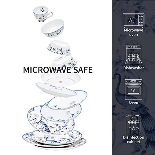 Fine Bone China 16PCS Dinnerware Set for 4