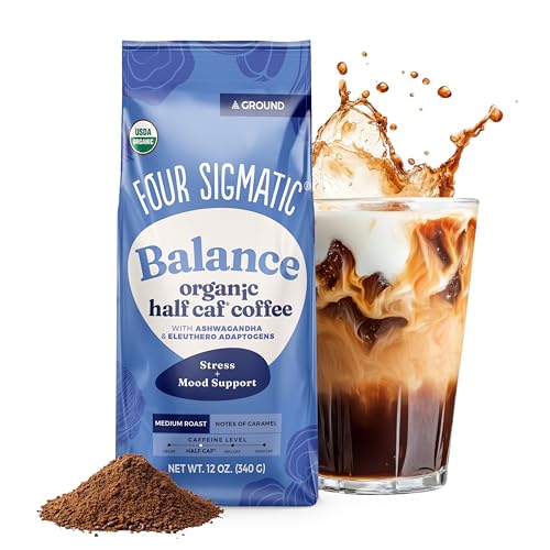 4551058 Four Sigmatic Organic Balance Adaptogen Ground Coffee (12 Ounce)