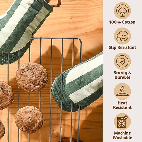 Oven Mitts Matcha Green (2 Count)