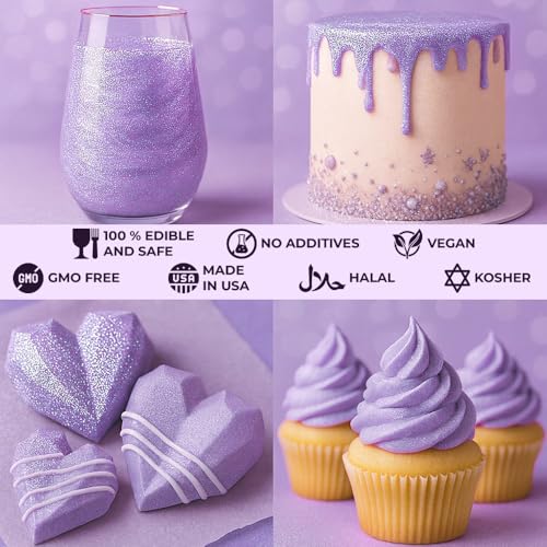 Purple Luster Dust Edible 20g