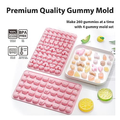 Animals & Flowers Silicone Candy molds (4 Count)