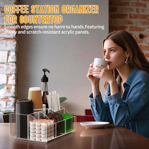 Acrylic Coffee Station Organizer