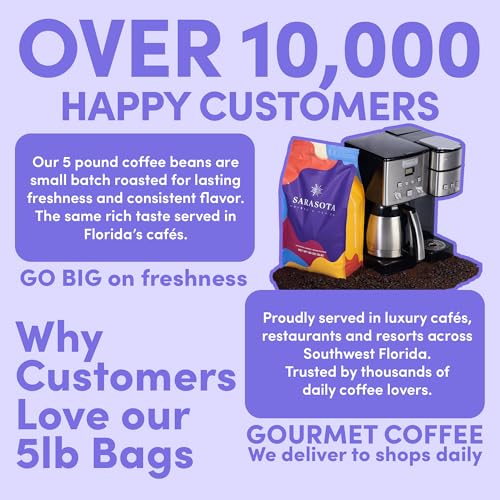 Sarasota Coffee Whole Bean Highlander Grogg (80 Ounce)