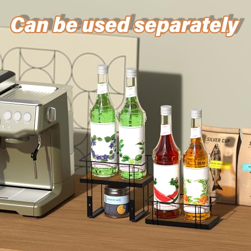 Coffee Syrup Rack Organizer