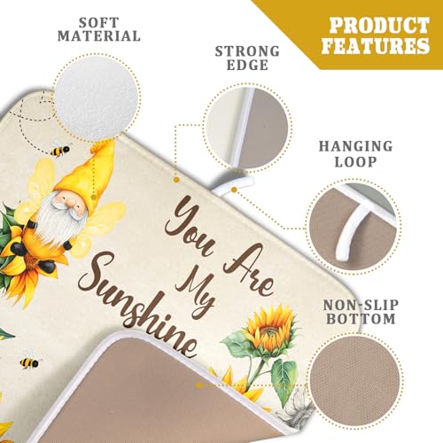 Bee Gnomes Dish Drying Mat