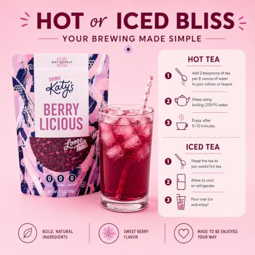 Katy’s Berry Loose Leaf Tea (3 Ounce)
