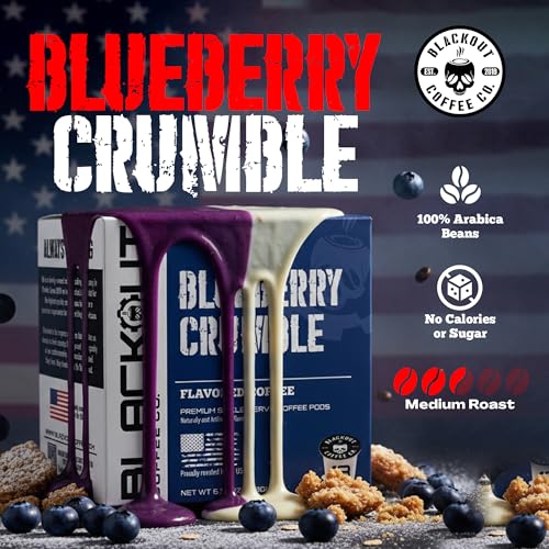 Blackout Coffee Blueberry Crumble Coffee Pods (18 Count)
