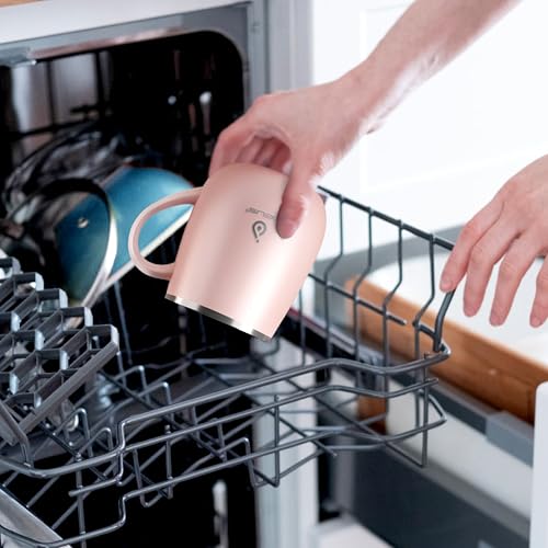 16 oz Insulated Coffee Mug with Lid and Handle