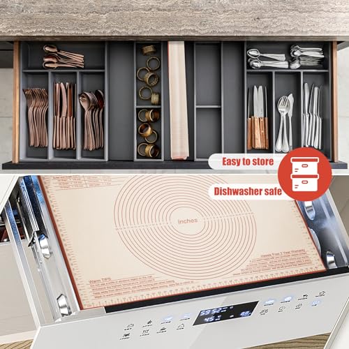Silicone Pastry Mat 36x24 Inch Nonstick Baking Mat