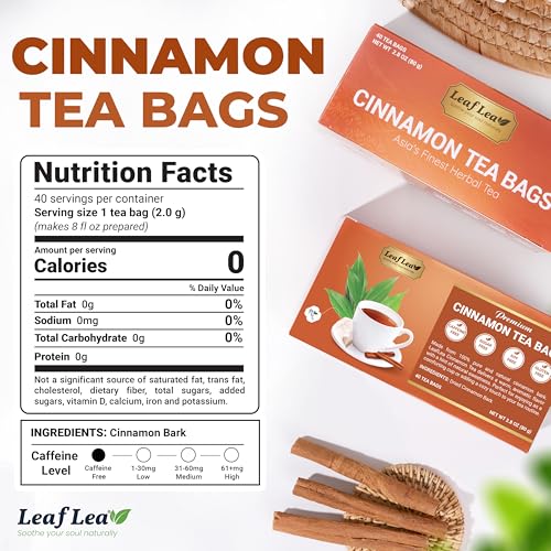 Pure Cinnamon Tea Bags (40 Count)