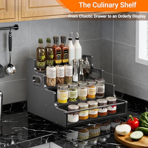 4 Tier Liquor Bottle Display Shelf