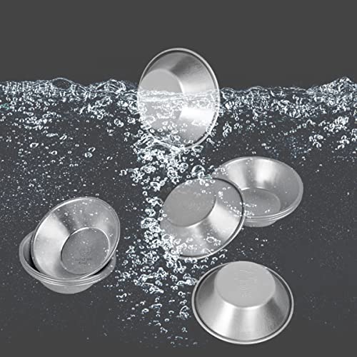 Egg Tart Mold 3 inch Mini Tiny Pie Muffin Cupcake Pans Tin 25 Pieces (25 Count)