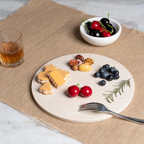 11 Inch Marble Round Cutting Board for Kitchen Countertop