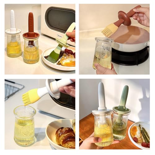 Oil Dispenser with Brush