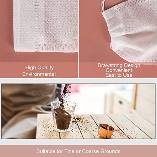 4x6 Inch Cold Brew Coffee Filter Bags (50 Count)