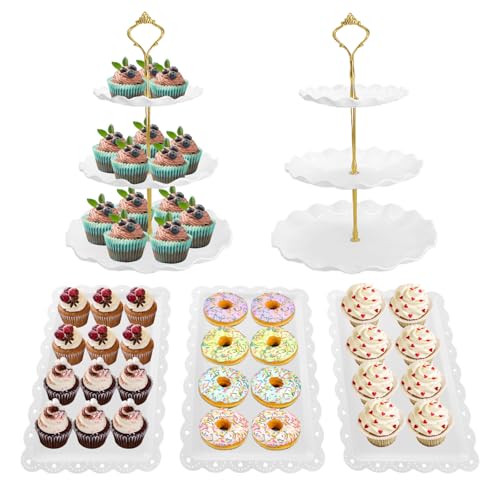 5 Pcs Dessert Table Display Set