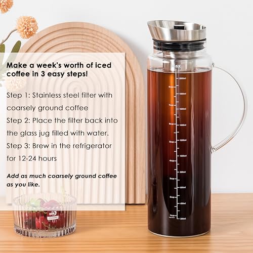 68oz Cold Brew Coffee Maker (68 Ounce)