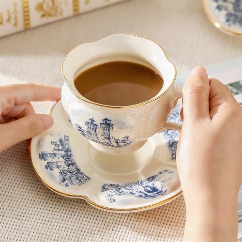 Tea Cups and Saucers Set of 2 (2 Count)