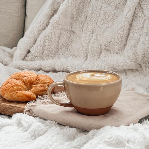 Mora Ceramic Latte Art Mug With Saucer