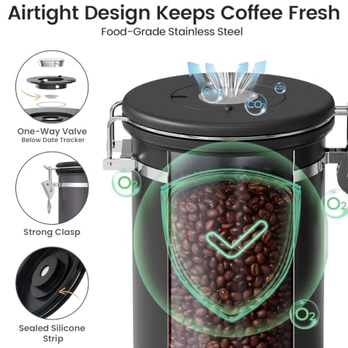 Coffee Canister with Window