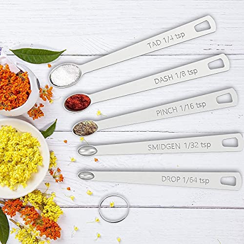 21 Pcs Stainless Steel Measuring Cups and Spoons Set