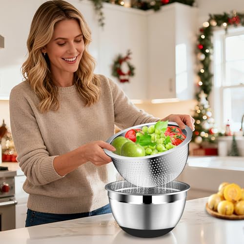 Mixing Bowls with Lids Set (16 Count)