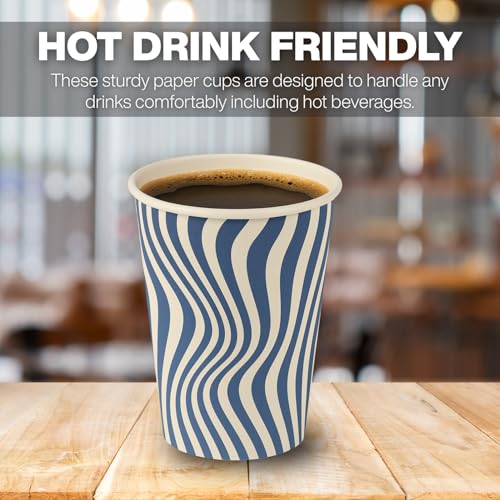 Disposable Coffee Cups with Lids (50 Count)