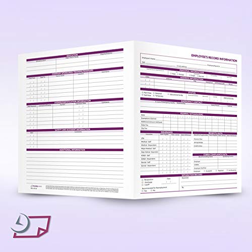 Employee Record Personnel File Folders (25 Count)