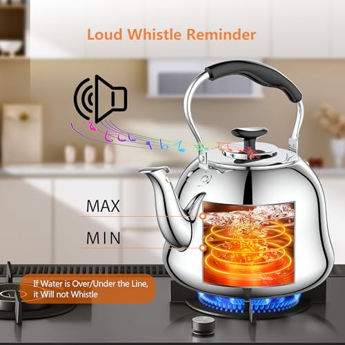 2L Whistling Stovetop Tea Kettle