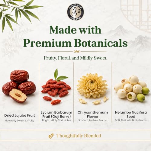 Tranquility Relaxation & Sleep Support Traditional Chinese Herbal Tea for Modern Wellness