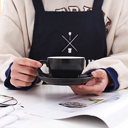 Double Espresso Coffee Cup and Saucer