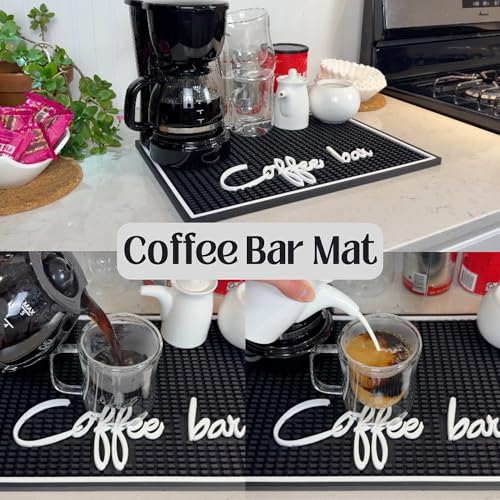 Coffee Bar Mat for Countertop