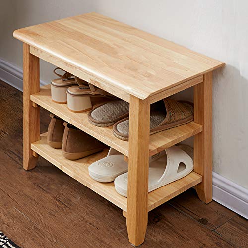 Shoe Rack Bench Wooden Storage Bench Entryway Bench