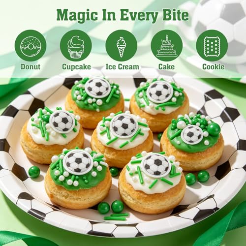 Soccer Ball Sprinkles 130g (4.58 Ounce)