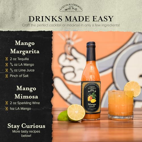 Mango Syrup for Cocktails (38.1 Fl Oz)
