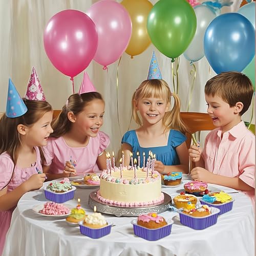 25 Pack Mini Cake Pans with Lids (25 Count)