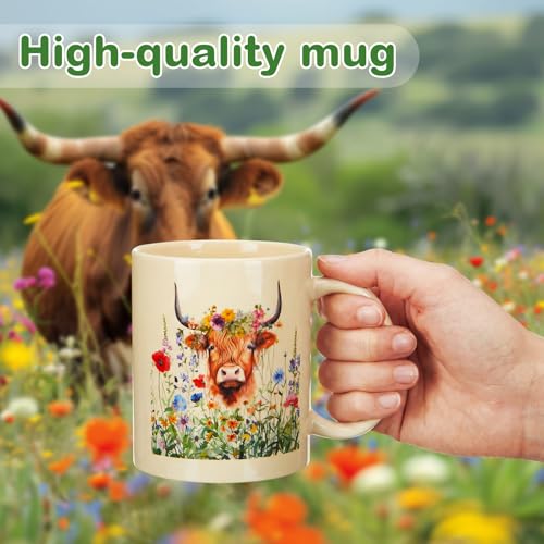 8 Pcs Ceramic Coffee Mugs 12 Oz Handle (8 Count)