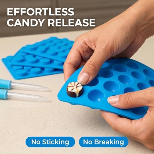 Round Gummy Candy Molds (220 Count)