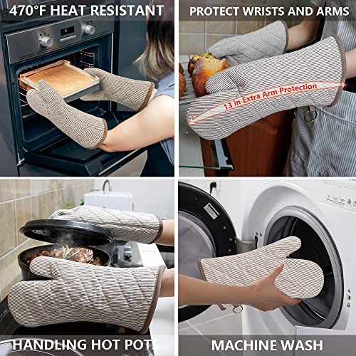 Yarn Dyed Oven Mitts 1 Pair (2 Count)