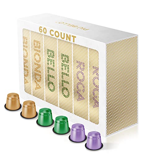 Espresso Coffee Pods for Nespresso Original Machines (60 Count)